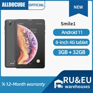 ALLDOCUBE-Tableta Smile 1 de 8 pulgadas, sistema operativo Android 11, 3GB de RAM y 32GB de ROM, 4G, LTE, para llamadas telefónicas, PC, UNISOC T310