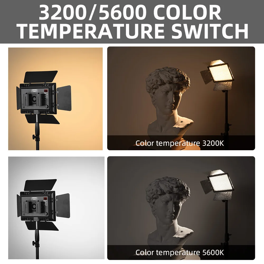 YONGNUO YN600L II YN600II 600 светодиодный светильник для видеосъемки панель с адаптером