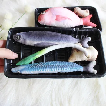 

Japan Model Play with Cat yu wan ju Snapper Onion Ginger Catnip Molar/bao zhen mao Bento Three-piece Set