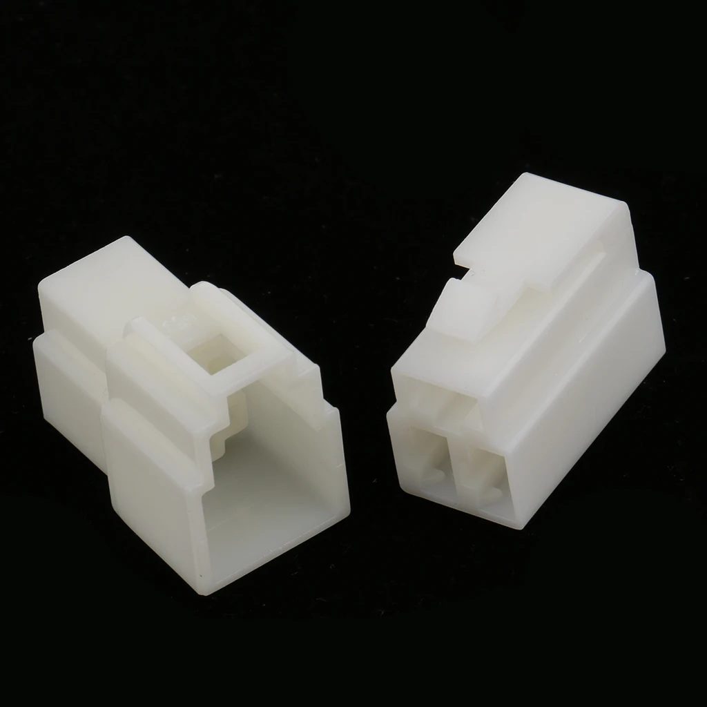 10 Kits 3 Way Pin 6.3mm Electrical Locking Tab Connector Plug & Socket