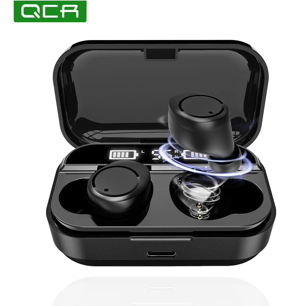 800mAh X5 TWS bluetooth 5.0 Wireless Earphone Digital LED Display Large Capacity 9D HD Stereo Sport Headset For All Smart phones