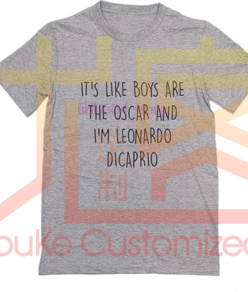 Футболки для мальчиков-Оскар и я Леонардо ДиКаприо 2019 модная популярная футболка