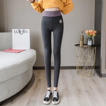 

Fashion Women's spring and autumn thin cotton mid-rise leggings trousers