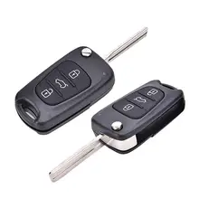 3 кнопки против царапин прочный автомобиль складной пульт дистанционного ключа брелок чехол для hyundai i20 i30 ix35 i35
