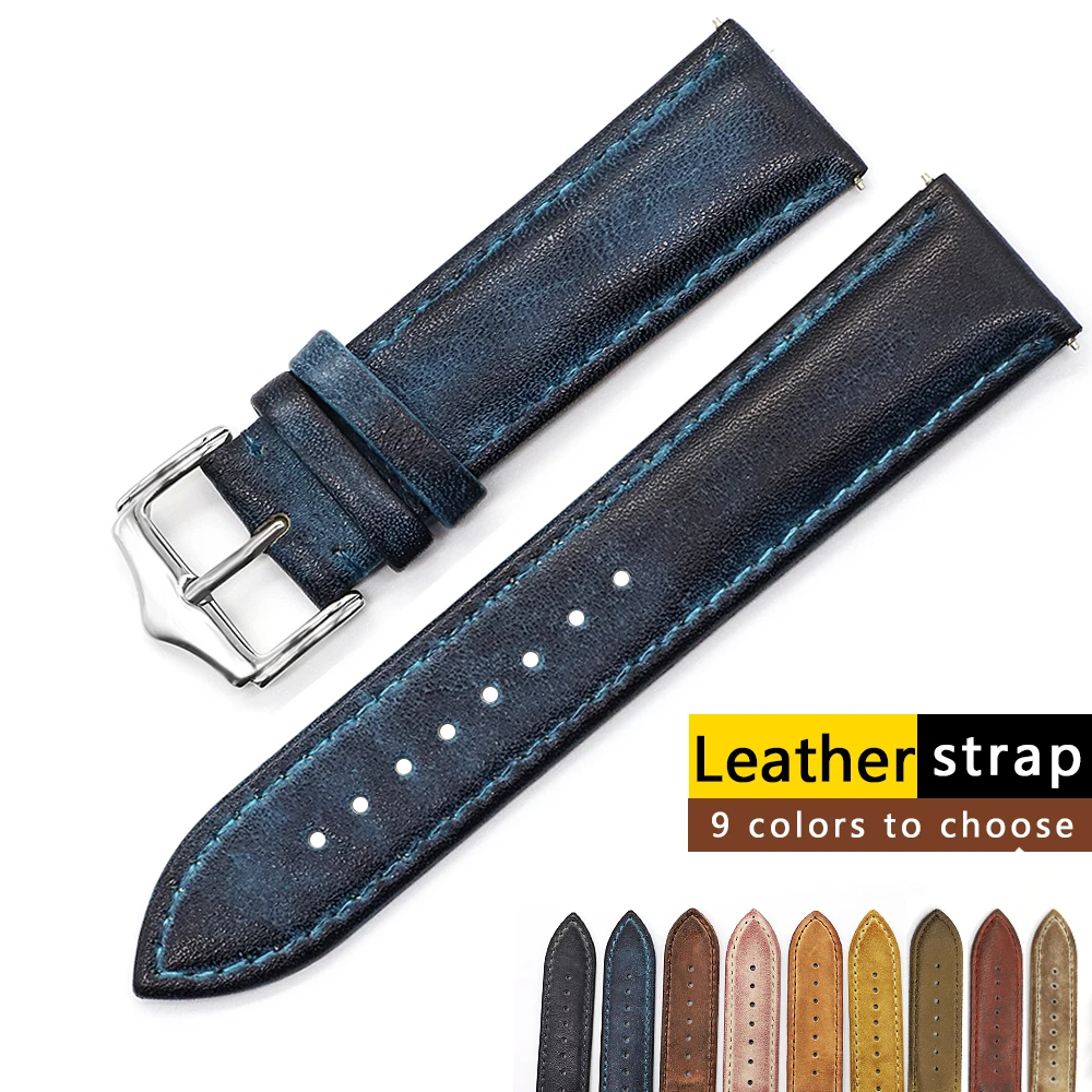 Wholesale Purchase Leather 20 mm Watch Wristband 1512713_K0021835 main image 0