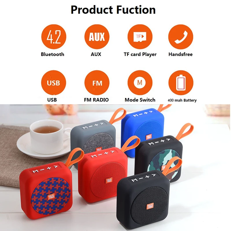 YABA Wireless Mini Bluetooth Speaker Stereo Portable Speakers Subwoofer Bluetooth with SD FM Outdoor Column Loudspeaker YABA Wireless Mini Bluetooth Speaker Stereo Portable Speakers Subwoofer Bluetooth with SD FM Outdoor Column Loudspeaker
