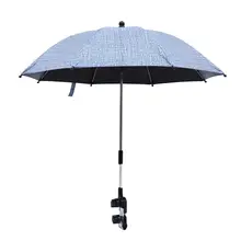 

Baby Stroller Umbrella 30Inch Height Denim Blue Cart UV Protection Umbrella Baby Accessories Bebek Arabasi Stroller Organizer