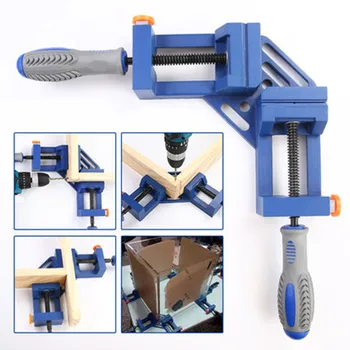 

HS Tools Double Handle Corner Clamp 90 Degree Quick Release Corner Clamp For Welding Wood-Working, Photo Framing Clamp