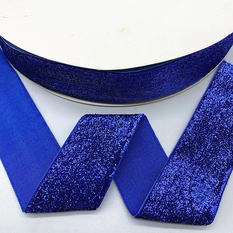 6-38mm Glitter Velvet Ribbon No Elastic Single Face Ribbon Decoration Headband Clips Bow Ribbon Supplies