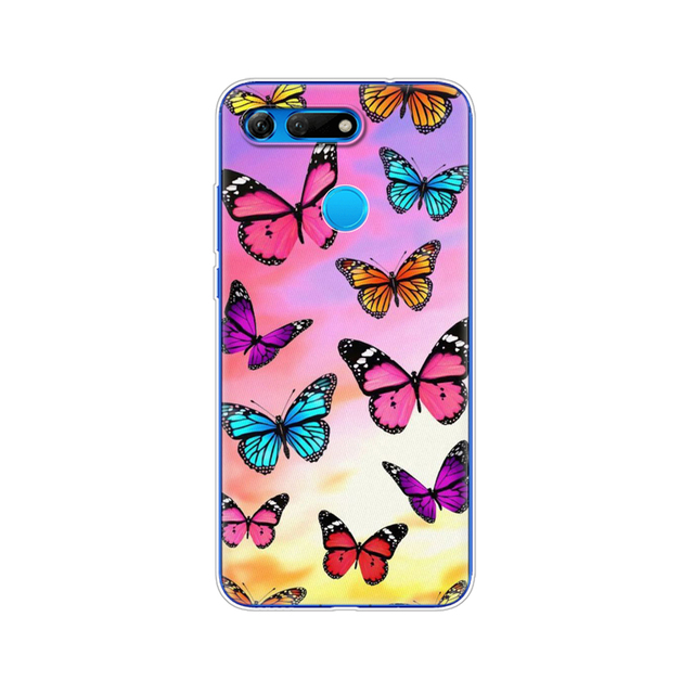 for Honor View 20 V20 Case TPU Funda Soft Silicone Cover For Honor V20 Capa Cute Animal pattern Silicone Phone