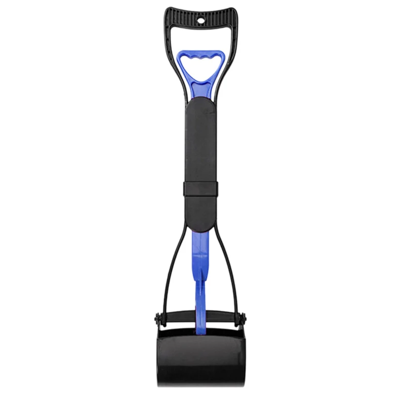 

ABGZ-23.6 inch Long Handle Pet Picker Outdoor Road Garbage Picker Cleaning Waste Clip Out Pet Picking Clip - Blue