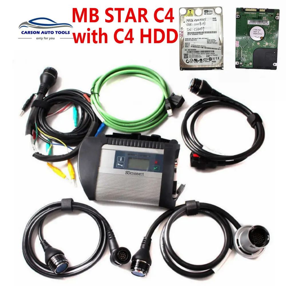 Super Quality SD Connect MB STAR C4 multiplexer Compact 4 WIFI Multi language Diagnostic Tool MB C4 main unit no HDD software|wifi connect|hdd toolsstar c4 - AliExpress