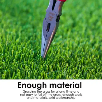 

Lawn Decoration Pet Lawn Mat PP 1.2X0.8M Spring Grass Grid 3 Cm Strawberry/Leopard Dog Print Artificial Grass House Cushion