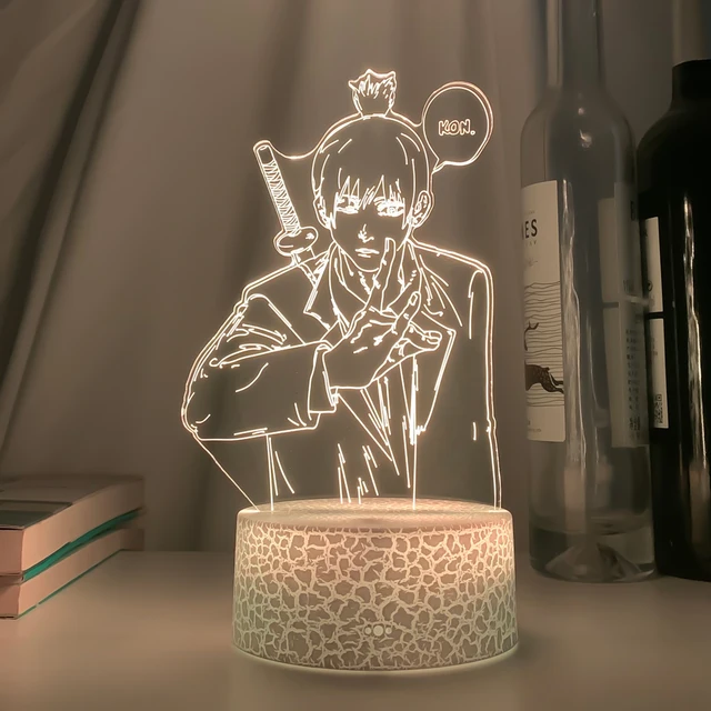 Em promoção! Anime Motosserra Homem Aki Hayakawa 3d Da Noite Do Diodo  Emissor De Luz Para Decoração Do Quarto De Crianças De Presente De  Aniversário Mangá 3d Led Luz De Cabeceira Dropshipping