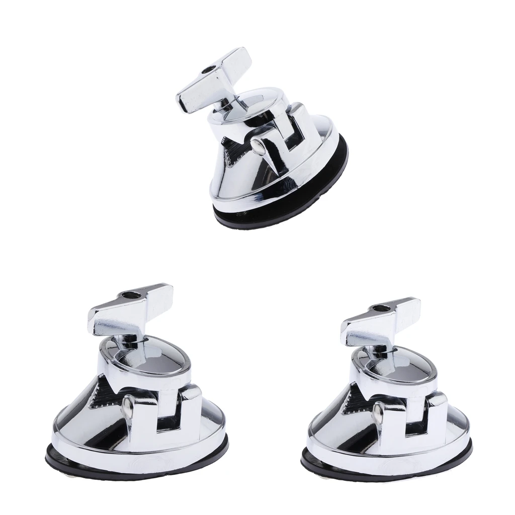 3pcs Drum Holder Base Plate Drum Tom Mount Bracket Durable Alloy Drum Kit