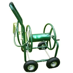 portable mobile garden hose reel cart