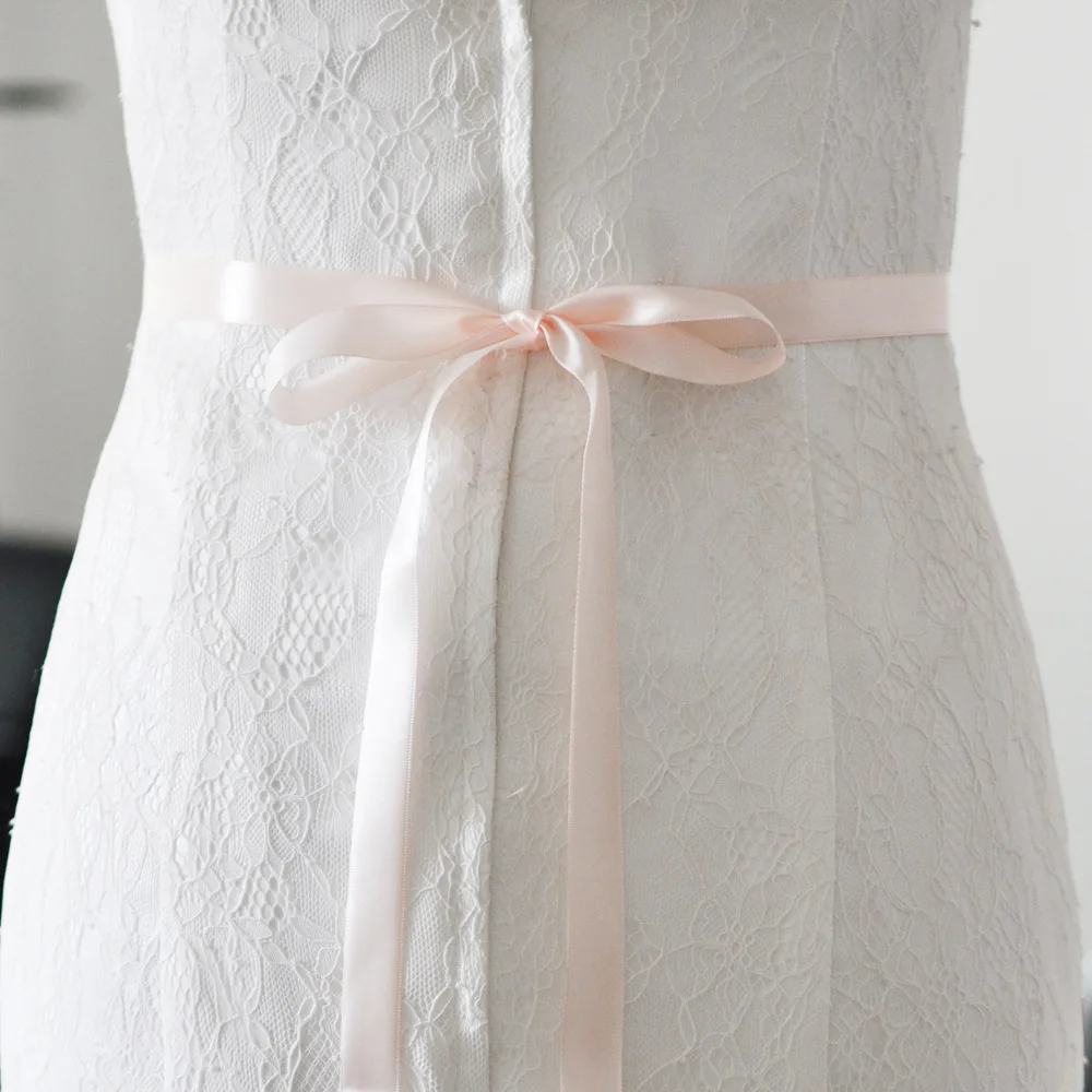 Baby Pink JaneVini свадебный пояс с бисером, кристалл, сатин, розовое золото, свадебный пояс для женщин, официальное платье, ремни и пояса, вечерние аксессуары - Цвет: Baby Pink