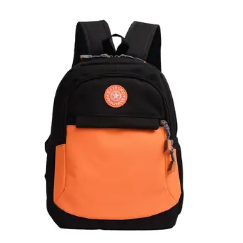 

Children Splicing Color Travel Backpacks Kids Casual Knapsack Preppy Style School Satchel Bags Nylon Large Capacity Rucksack