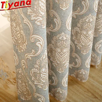 

Sheer Curtain High Quality European Luxurious Fashion Thick Shade Curtains For Living room Bedroom Kitchen Window WP245 *40