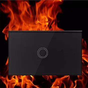 

LED Light Touch Switch for Bulb US Standard Smart Home Wall Panel 1/2/3 Gang 24BA