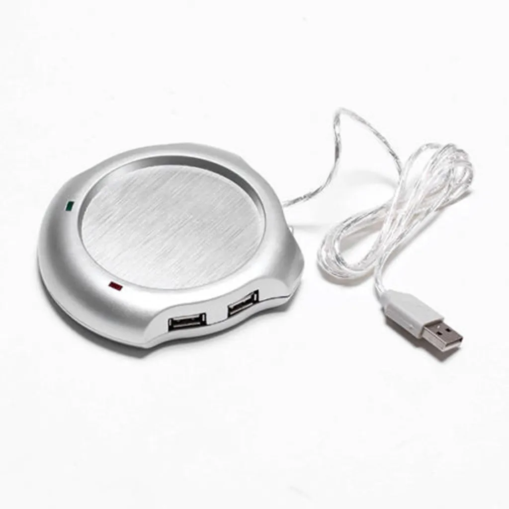 USB чай кофе чашка кружка подогреватель коврик с 4 портами usb-хаб