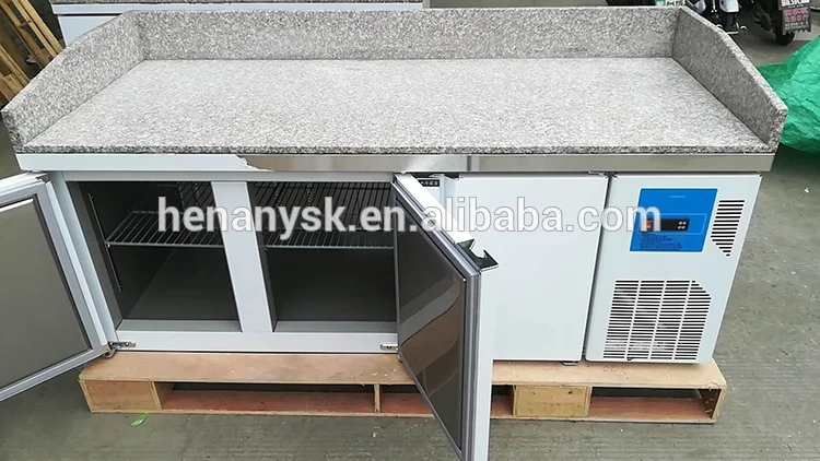 Шкаф для салата из нержавеющей стали с двумя дверцами удобная Рабочая скамья