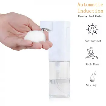 

Universal Automatic Induction White Sensor Infrared Hand Washer Foaming Soap Dispenser for Wash Hands / Face / Dishes / Bath