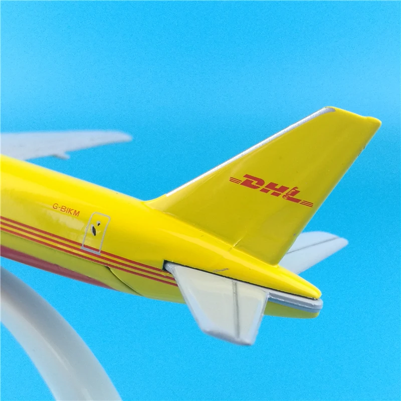 16 см колесный DHL грузовой самолет Boeing B757 с трёхмерными чертёжами украшения