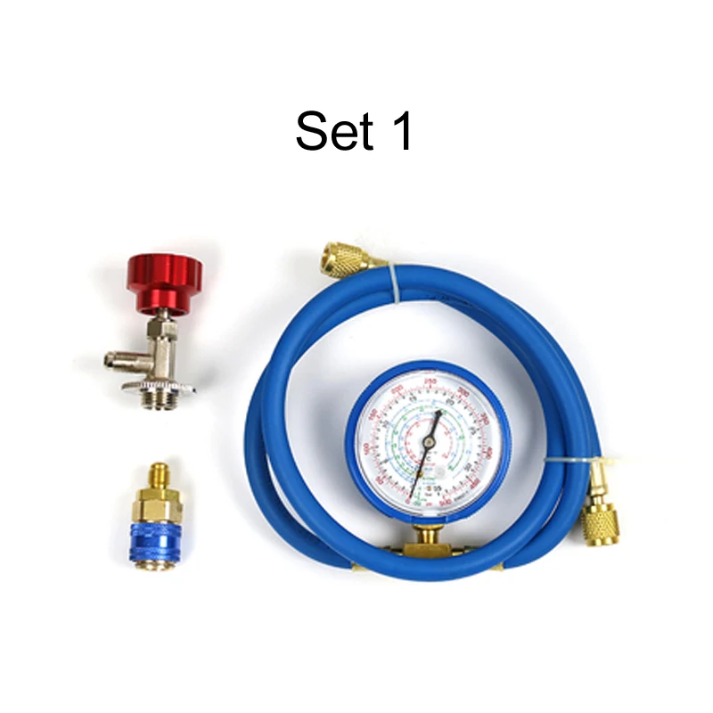 

R134a 1/4" Refrigerant supplement tool Auto refrigerant fluoride tool set