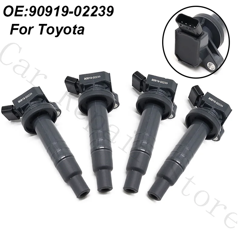 Катушка зажигания 4 шт. 90919-02239 OEM 90919-02262 Замена для Toyota Celica Corolla Matrix MR2 1 8 | Автомобили