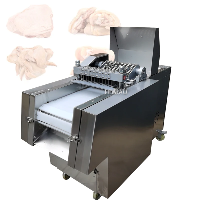 Commercial Use Whole Frozen Chicken Meat Cubes Cutter Machine In
