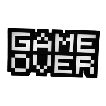 

8-Bit Game Over Mood Lamp USB 3 Light Modes Icon Room Decoration