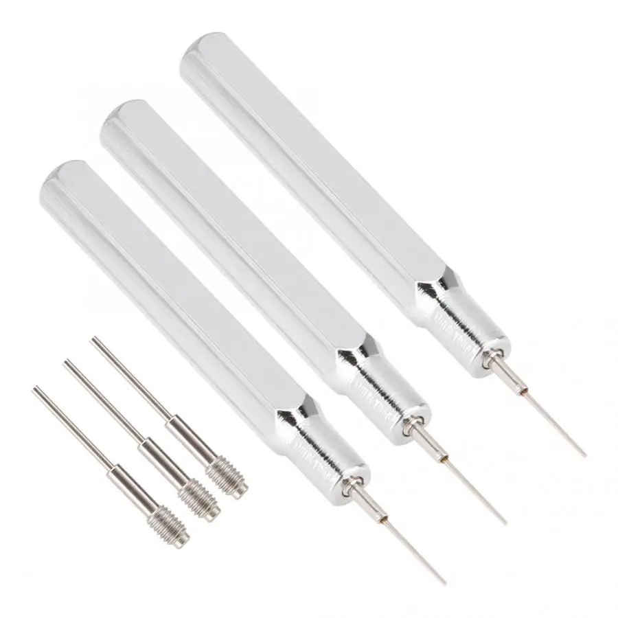 3pcs Watches Link Pin Remover Watch Repairing Tool with 0.7 0.8 0.9mm Tip High Quality Watch Repair Tool For Watchmaker Repairer