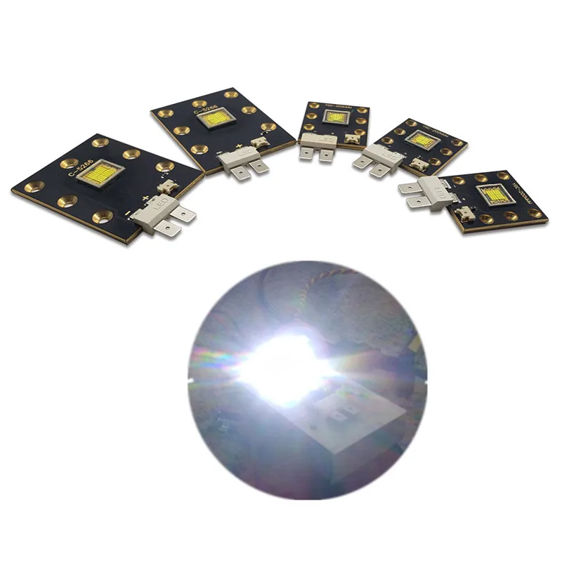 LED light Bead 60 75 90 150 180 200 250 300W Watts Specialty White Chip for Stage Architecture Luminously Bulb Projector original brand new projector part dmd chip 8560 502ay 8560 512ay for gp 1 r dlp projectors projector