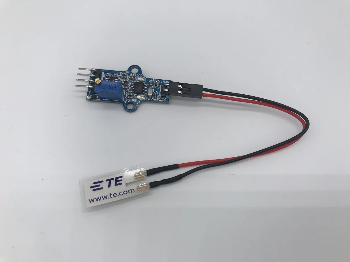 PVDF Piezo Film Kit Piezoelectric Sensor Charge Amplifier Module with