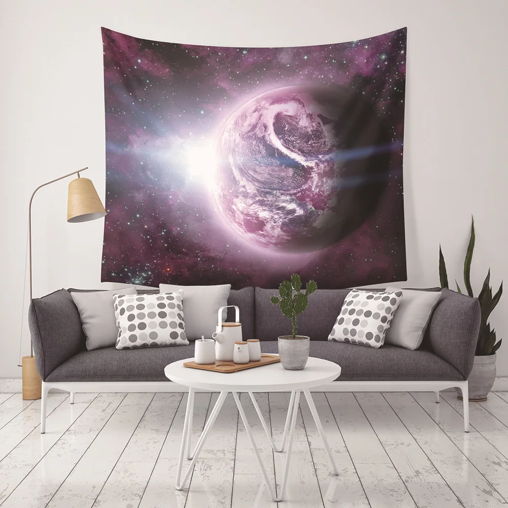 Starry Sky Can Diy Custom Made You Picture Photo Tapestry Wall Hanging Bedroom Dormitory Decor Mural Literal Map E0395 | Дом и сад