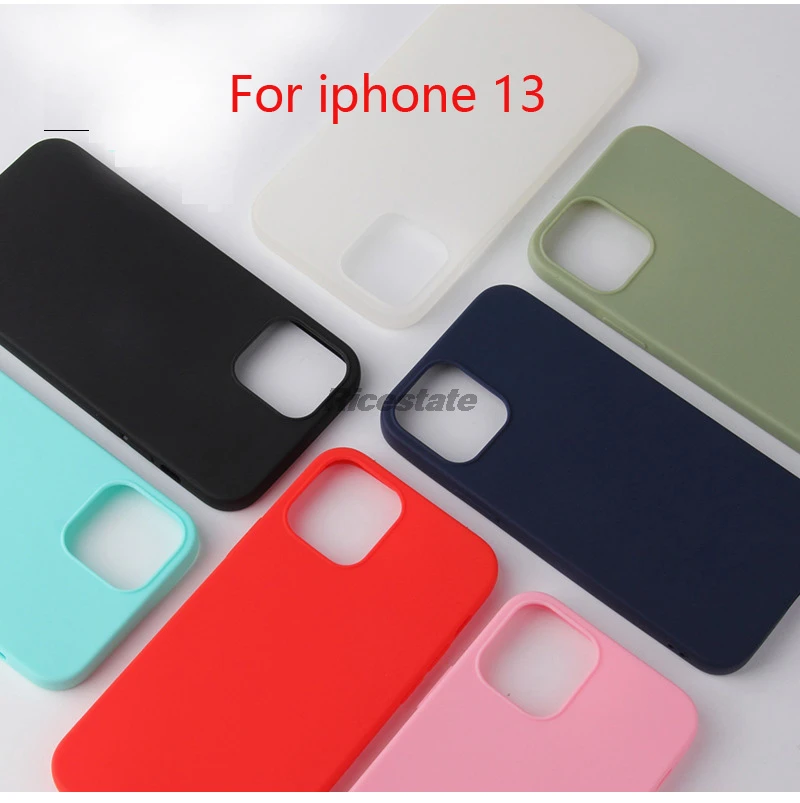 iphone 13 mini waterproof case Luxury Thin Soft Color Phone Case for iPhone 13 Pro Max Case Silicone Back Cover for iPhone 13 mini Candy color matte cases iphone 13 mini waterproof case