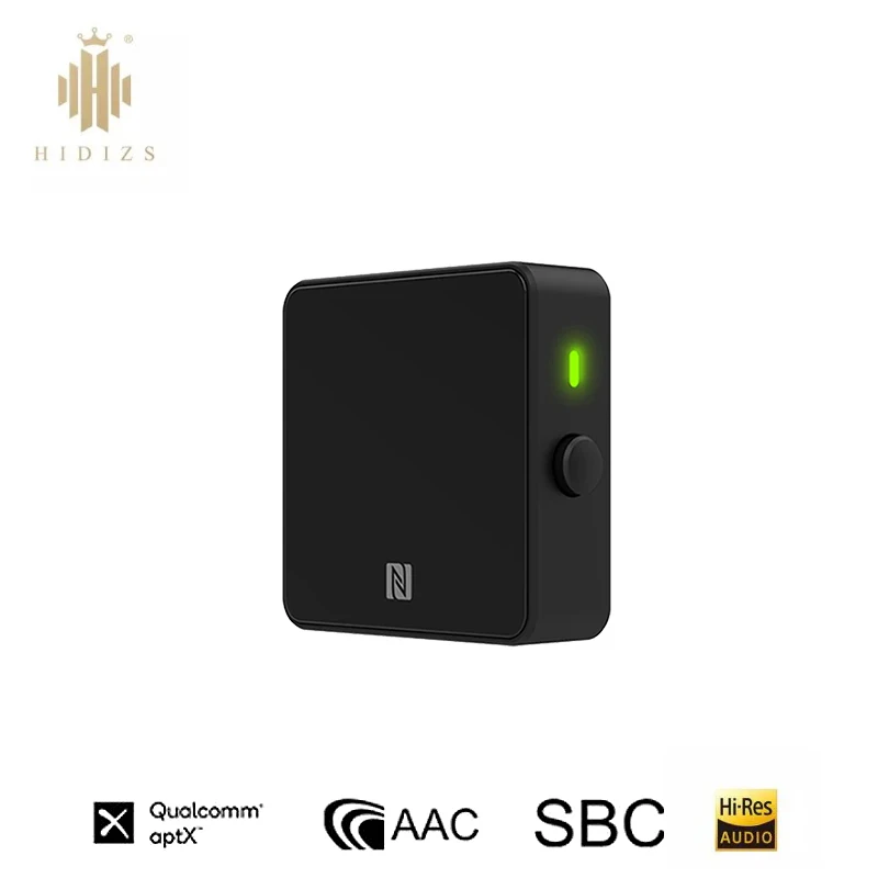 

Hidizs H2 Bluetooth 5.0 Receiver Headphone Wireless HiFi Audio USB DAC Headphone Amplifier AMP 3.5mm Adapter AAC SBC AptX