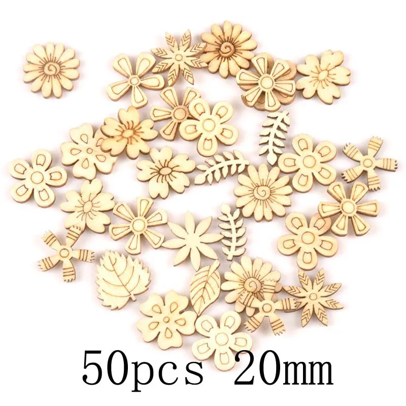 mt1805-50pcs Смешанный принт деревянное животное Ломтики для Аксессуары для скрапбуков украшения из натурального дерева DIY украшения для дома M2520 - Цвет: mt1805-50pcs