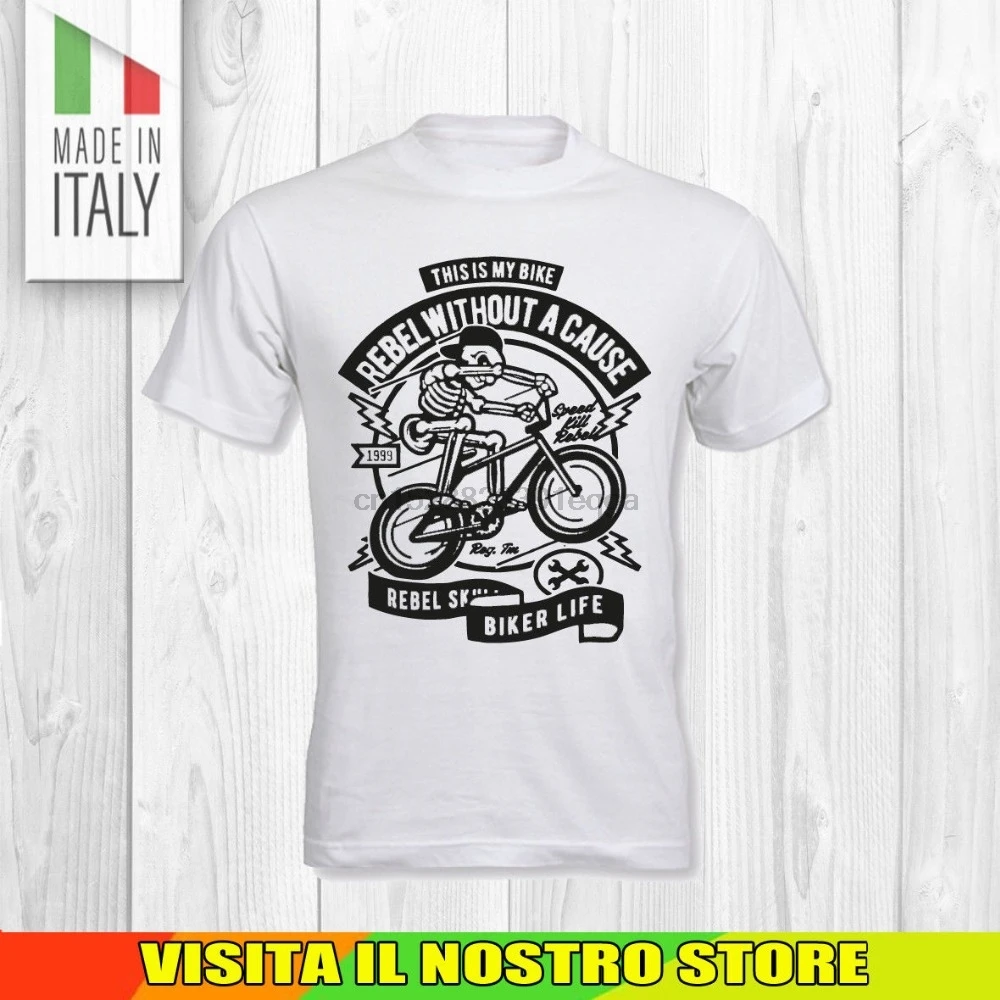 Maglia Bike Downhill Biker 26 Cycle Mtb Bici Idea Regalo Uomo Donna Summer 100% Cotton Printed Pure Cotton Men Tee Shirts