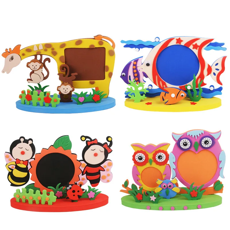  Stereo Scene Frame Eva Hand-made Stickers Stereo Stickers Kindergarten Handmade Educational DIY - 4000267208929