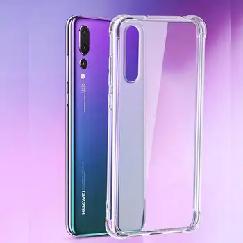 

500pcs/lot Soft TPU Shockproof Case For Huawei P20 P30 Pro Protective Case For Huawei Mate 20 10 Pro Nova 5 5i 4 4e Nova 3