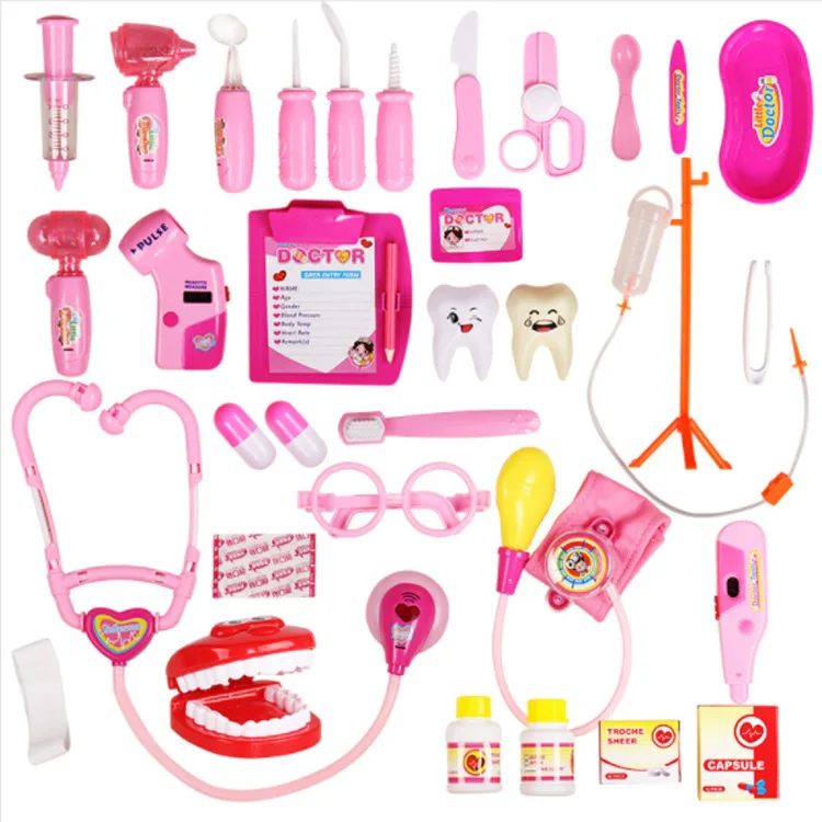 

Children Sound And Light Doctor Set Toy Set Model Toolbox Nurse Children Play House Early Childhood Educational GIRL'S Stall