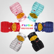 Космический Серебряный детский пуховый хлопчатобумажный жилет-пуховик с капюшоном на осень и зиму для мужчин и женщин, детское яркое хлопковое пальто C