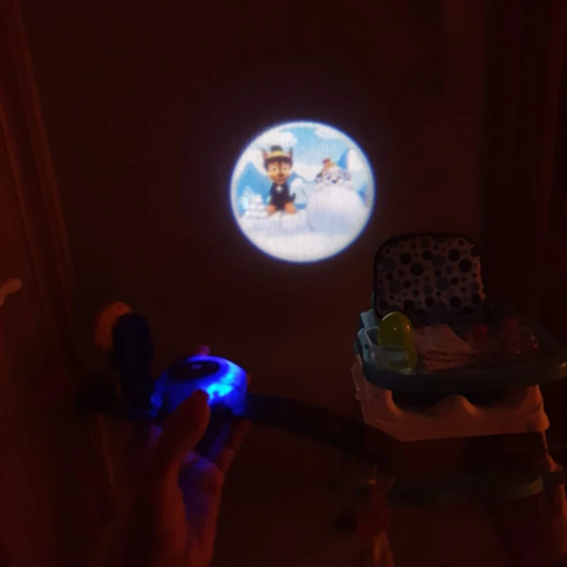 Paw Patrol часы действие 3D Проекционные игрушки фигурка Paw Patrol день рождения Аниме Фигурка Patrol Paw Patrulla Canina Рождественский подарок