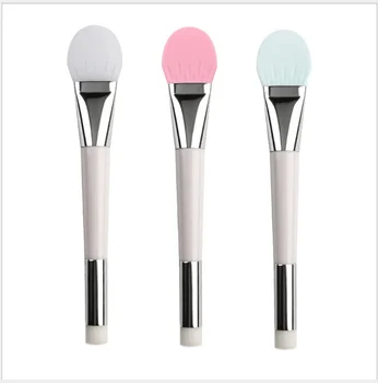 Silicone Masks Brush Double Ended Soft Foundation Mud Mixing Applicator Facial Face Mask Brushes 1