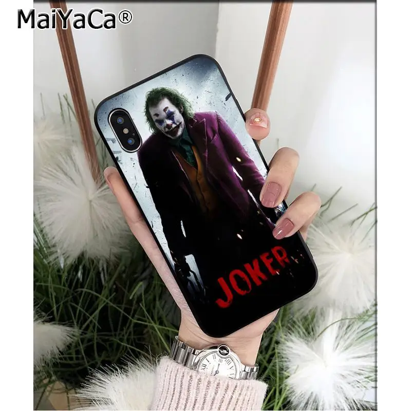 MaiYaCa фильм Джокер ТПУ Мягкий силиконовый чехол для телефона чехол для iPhone X XS MAX 6 6s 7 7plus 8 8Plus 5 5S SE XR 11 11pro max