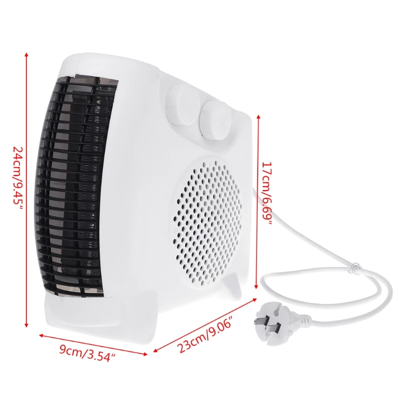Электрический мини-обогреватель портативный домашний офисный зимний тепловентилятор воздушный обогреватель