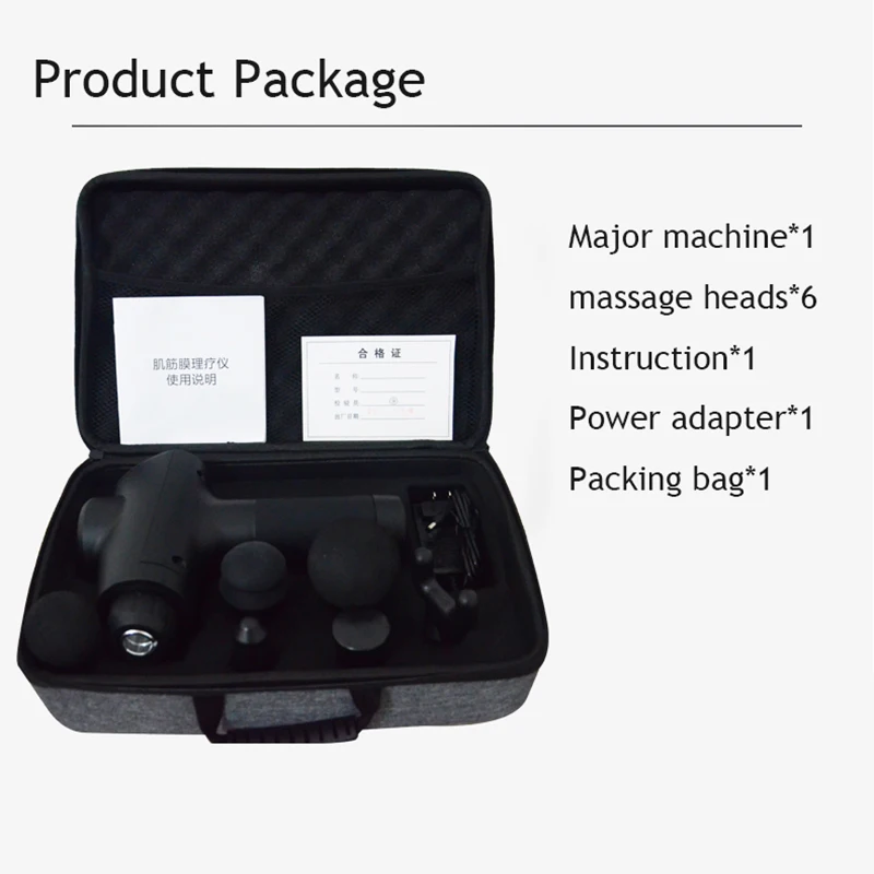 Ceny HUIFAN elektryczny pistolet do masażu perkusyjnego wibracyjny pistolet do masażu z szybkim naprężeniem dla sportowców szyja, plecy i ciało