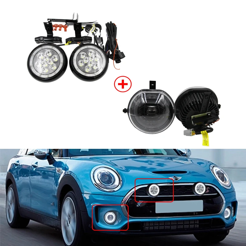 Подходят для Mini Cooper F55 F56 F57 2014 2016 дымчатые затемненные светодиодные